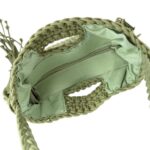 Bolso de Mano en Algodón Estilo Ganchillo con Flecos Laterales Decorativos para Mujer - Imagen 6
