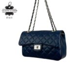 Bolso acolchado grande de piel auténtico con solapa para Mujer - Imagen 3