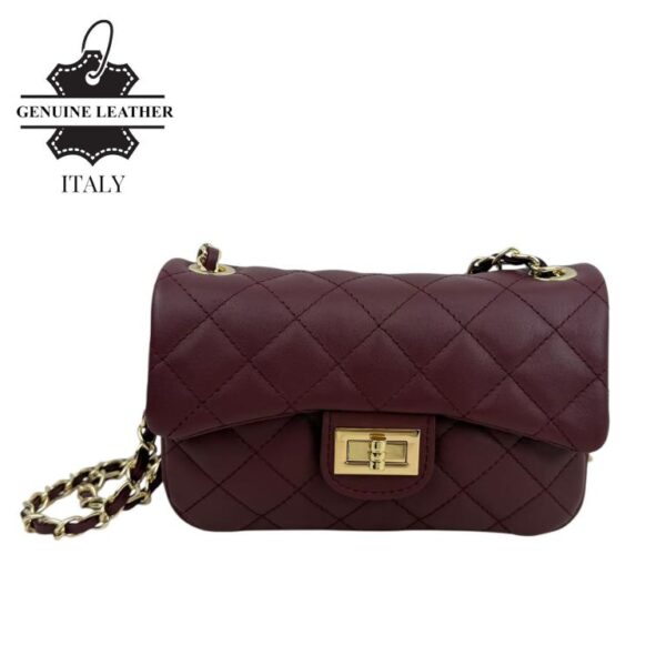 Bolso acolchado con solapa Piel auténtico para regalos Mujer - Imagen 13