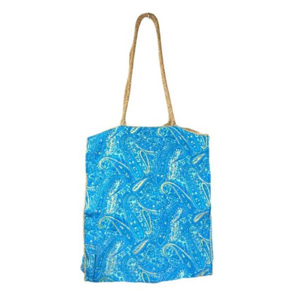 Bolso Shopper Artesanal Estilo Étnico con Asas de Yute para Mujer - Imagen 14