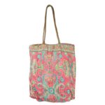 Bolso Shopper Artesanal Estilo Étnico con Asas de Yute para Mujer - Imagen 7