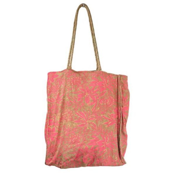 Bolso Shopper Artesanal Estilo Étnico con Asas de Yute para Mujer - Imagen 15