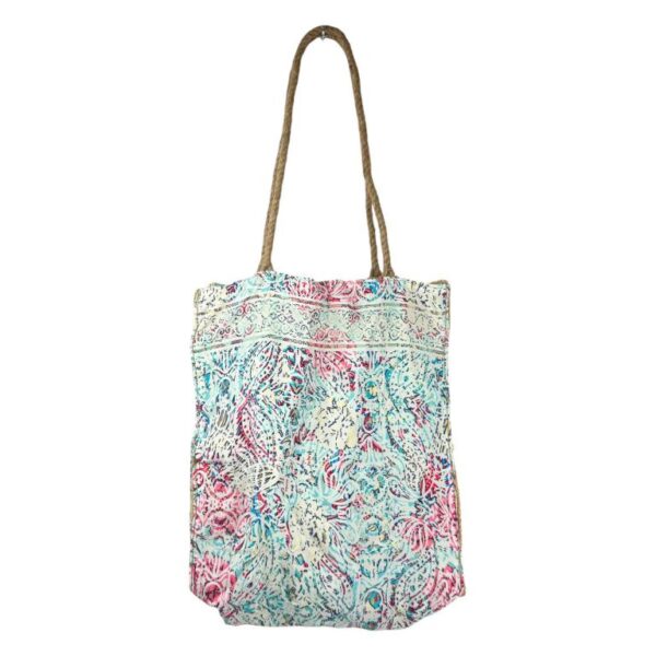 Bolso Shopper Artesanal Estilo Étnico con Asas de Yute para Mujer - Imagen 27