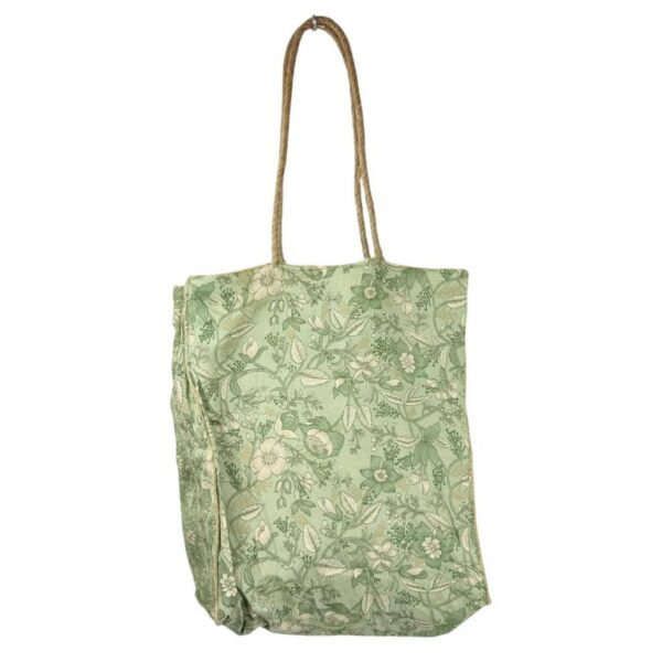 Bolso Shopper Artesanal Estilo Étnico con Asas de Yute para Mujer - Imagen 3