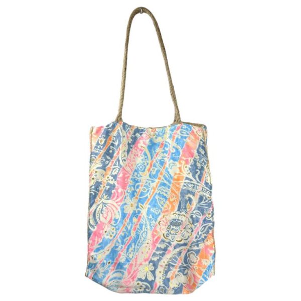 Bolso Shopper Artesanal Estilo Étnico con Asas de Yute para Mujer - Imagen 30