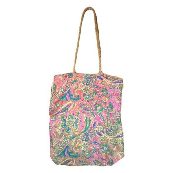 Bolso Shopper Artesanal Estilo Étnico con Asas de Yute para Mujer - Imagen 20