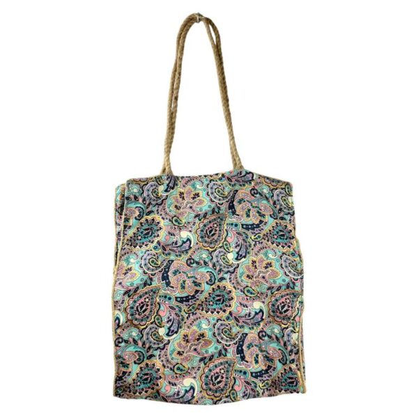 Bolso Shopper Artesanal Estilo Étnico con Asas de Yute para Mujer - Imagen 31