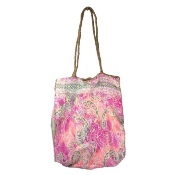 Bolso Shopper Artesanal Estilo Étnico con Asas de Yute para Mujer - Imagen 22