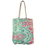 Bolso Shopper Artesanal Estilo Étnico con Asas de Yute para Mujer - Imagen 5