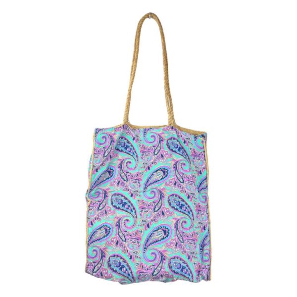 Bolso Shopper Artesanal Estilo Étnico con Asas de Yute para Mujer - Imagen 34