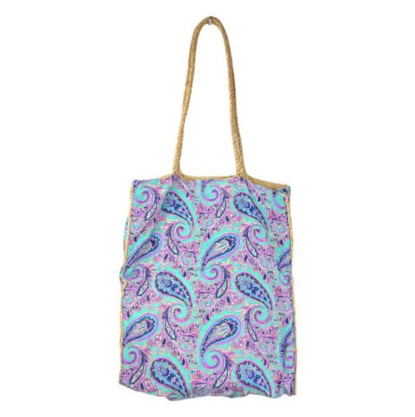 Bolso Shopper Artesanal Estilo Étnico con Asas de Yute para Mujer - Imagen 24
