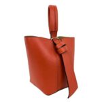 Bolso Tipo Cubo de Piel Italiana con Lazo Decorativo y Bolso Interior para Mujer - Imagen 20