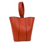 Bolso Tipo Cubo de Piel Italiana con Lazo Decorativo y Bolso Interior para Mujer - Imagen 19