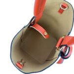 Bolso Tipo Cubo de Piel Italiana con Lazo Decorativo y Bolso Interior para Mujer - Imagen 16