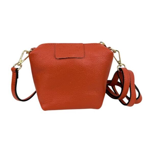 Bolso Tipo Cubo de Piel Italiana con Lazo Decorativo y Bolso Interior para Mujer - Imagen 18