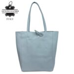 Bolso Shopper Universitario en Piel Italiana con 2 Asas y Bolsillo Interno para Mujer - Imagen 3