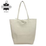 Bolso Shopper Universitario en Piel Italiana con 2 Asas y Bolsillo Interno para Mujer - Imagen 6