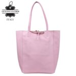 Bolso Shopper Universitario en Piel Italiana con 2 Asas y Bolsillo Interno para Mujer - Imagen 8