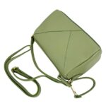 Bolso Pequeño de Piel Italiana con Cierre de Cremallera para Mujer - Imagen 5