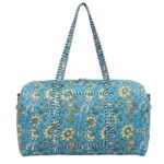 Bolso de Viaje Acolchado Algodón para Mujer con Asas Largas y Cremallera - Imagen 19