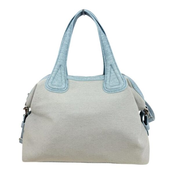 Bolso Grande de Algodón Estilo Vaquero para Mujer con Cremallera y 2 Asas para Mujer - Imagen 6