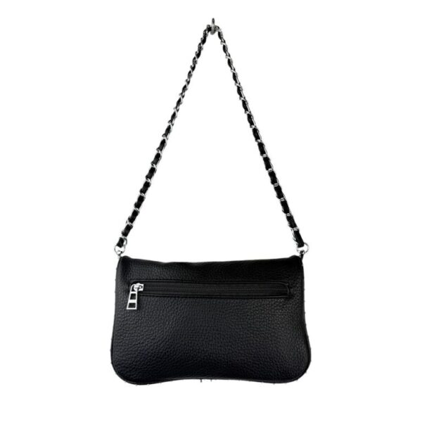 Bolso Bandolera con Solapa, Detalles de Tachuelas y Doble Cremallera para Mujer - Imagen 2