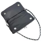 Bolso Bandolera con Solapa, Detalles de Tachuelas y Doble Cremallera para Mujer - Imagen 6