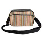 Bolso Bandolera Sintético con 4 Bolsillos con Cremallera para Mujer