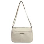 Bolso de Hombro Sintético para Mujer con 3 Bolsillos Exteriores y Tira Bandolera Ajustable - Imagen 3