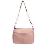 Bolso de Hombro Sintético para Mujer con 3 Bolsillos Exteriores y Tira Bandolera Ajustable