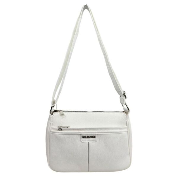 Bolso de Hombro Sintético para Mujer con 3 Bolsillos Exteriores y Tira Bandolera Ajustable - Imagen 5