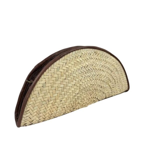 Original Bolso de Rafia con Forma de Abanico para Mujer - Imagen 2