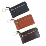 Monedero de Piel con Gran Calidad, Bolsillo Frontal y Anilla para Mujer - Imagen 2