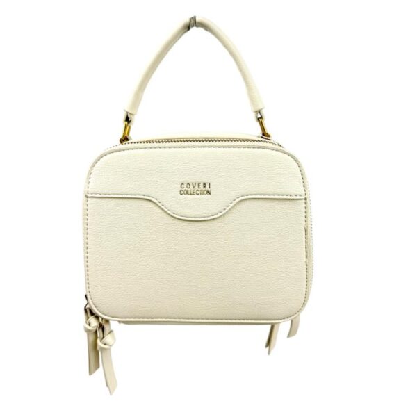 Bolso de Mano Cuadrado Sintético Coveri Collection con 2 Bolsillos con Cremalleras Enterizas Mujer - Imagen 7