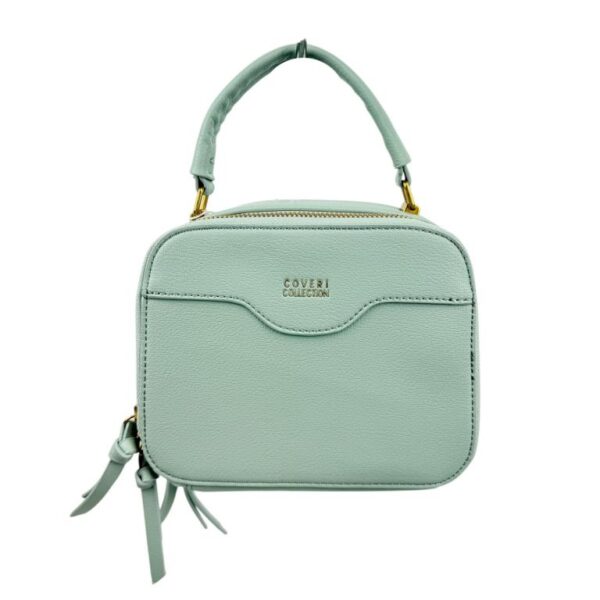 Bolso de Mano Cuadrado Sintético Coveri Collection con 2 Bolsillos con Cremalleras Enterizas Mujer - Imagen 3