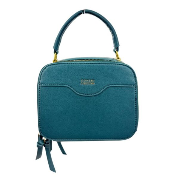 Bolso de Mano Cuadrado Sintético Coveri Collection con 2 Bolsillos con Cremalleras Enterizas Mujer - Imagen 4