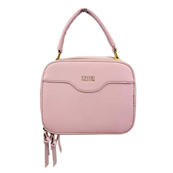 Bolso de Mano Cuadrado Sintético Coveri Collection con 2 Bolsillos con Cremalleras Enterizas Mujer - Imagen 5