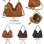 Bolso de Hombro Sintético Estilo Hobo Coveri Collection con Asa Trenzada y Detalle de Borla