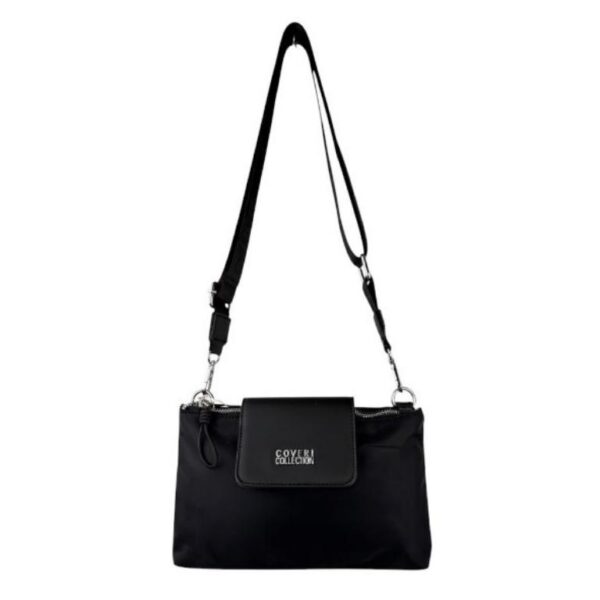 Bolso Bandolera en Nylon Coveri Collection con Mini Solapa y 2 Bolsillos con Cremallera Mujer - Imagen 5