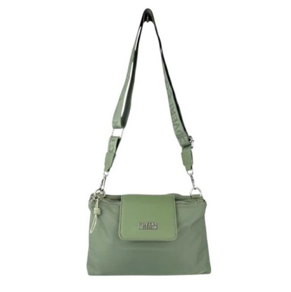 Bolso Bandolera en Nylon Coveri Collection con Mini Solapa y 2 Bolsillos con Cremallera Mujer - Imagen 10