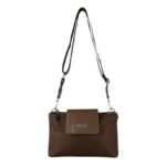 Bolso Bandolera en Nylon Coveri Collection con Mini Solapa y 2 Bolsillos con Cremallera Mujer - Imagen 3