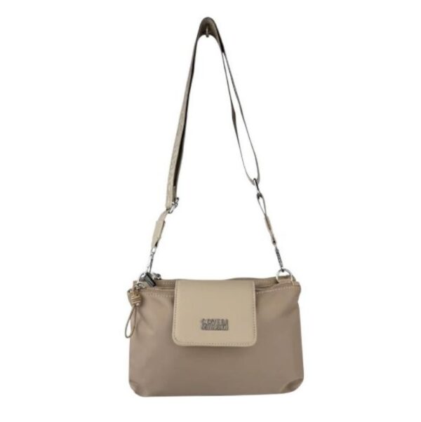 Bolso Bandolera en Nylon Coveri Collection con Mini Solapa y 2 Bolsillos con Cremallera Mujer - Imagen 7