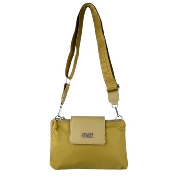 Bolso Bandolera en Nylon Coveri Collection con Mini Solapa y 2 Bolsillos con Cremallera Mujer - Imagen 6
