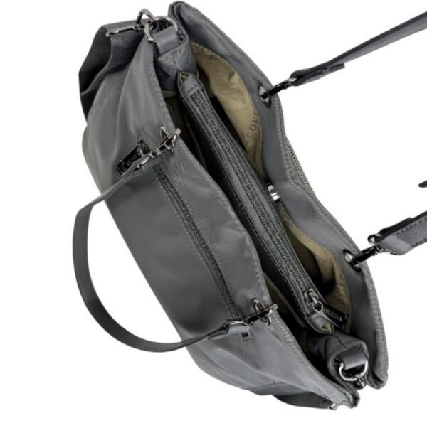 Amplio Bolso de Nylon para Mujer con Multicompartimentos Coveri Collection - Imagen 7