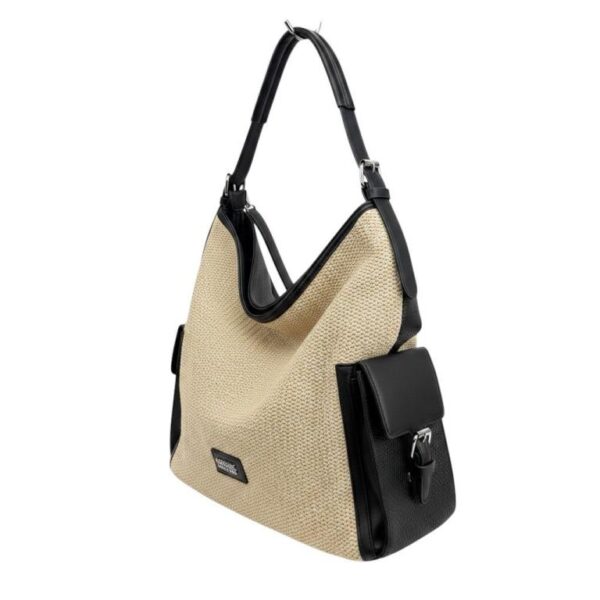 Amplio Bolso de Hombro Sintético Coveri Collection con Bolsillos Laterales para Mujer - Imagen 9
