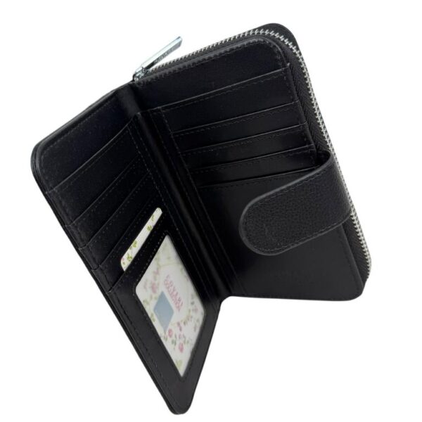 Monedero Sintético Coveri Collection de Mujer con Caja, Espacio para Tarjetas y Compartimentos - Imagen 4