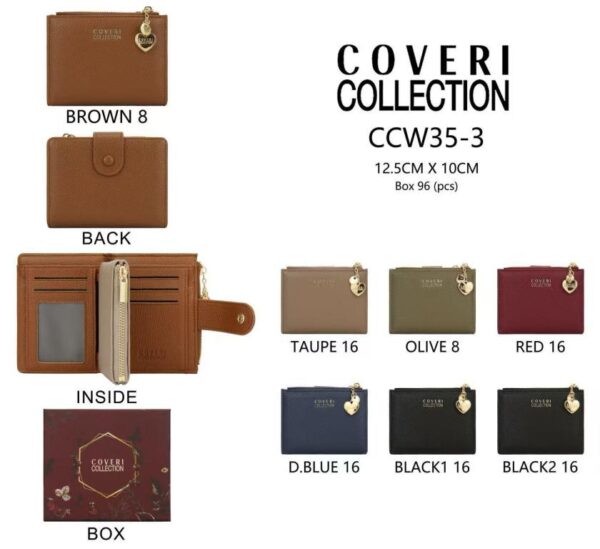 Monedero Sintético Coveri Collection con Caja, Bolsillo Interno y Espacio para Tarjetas Mujer - Imagen 14