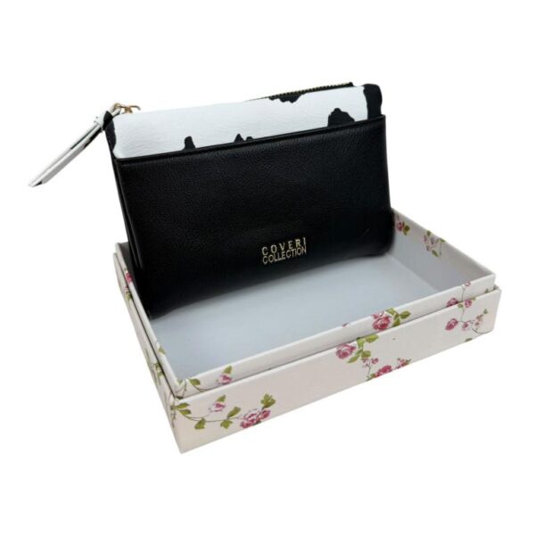 Monedero Sintético Coveri Collection con Diseño Animal Print, Caja y Compartimento Frontal para Mujer - Imagen 2