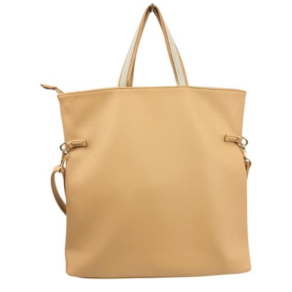 Bolso de Mano Sintético Bicolor con Diseño de Cuadrados, 2 Asas Cortas y Gran Capacidad para Mujer - Imagen 9