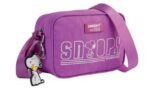 Bandolera Snoopy en Nylon de Calidad con Cremallera y Llavero de Goma - Imagen 3